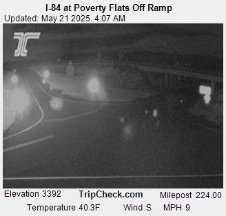 I-84 at Poverty Flats Off Ramp
